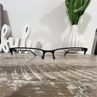 Burberry 282 Half Rim Eyeglasses Black Striped Metal Plastic 55-18-145 Pre-owned. Price: $32.00.