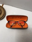 Dutz Eyewear Eyeglasses DZ404 Col. 45 Black Orange 50-20 With Case Frames-only Pre-owned. Price: $14.99.