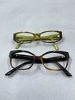 Christian Dior X Salvatore Ferragamo Bundle Multicolor Rectangular Eyeglasses Pre-owned. Price: $84.99.