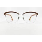Kay Unger Eyeglass Frames Womens Gold Glitter Semi-rimless K232 Gld 55-17-140 Pre-owned. Price: $39.99.