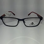 Converse CV3004Y 411 Blue/ Red Black Obsidian Eyeglasses Frame 49-16-140 Nwt New. Price: $24.87.