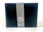 Steve Madden Genuine Leather Black Bifold Men's Passcase Wallet New. Price: $10.50.