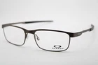 New Oakley OX3222-0256 Steel Plate Powder Cement Authentic Eyeglasses 56-18. Price: $139.75.