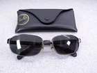 Ray-ban Rb 3247 004/58 Polarized Gunmetal Black Sunglasses 59-17 Italy Frames Pre-owned. Price: $40.00.