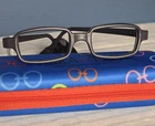 Miraflex New Baby NB1-J Eyeglass Frame 39/17 Charcoal Gray. Price: $21.85.