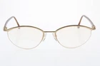 Silhouette 6351 V 6052 Half Rim Etched 55/17-135 Gold/brown Frames Only Pre-owned. Price: $40.00.