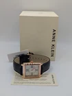 Anne Klein AK/5000SIBK Womens Black Rose Gold Square Analog Wristwatch New. Price: $48.74.