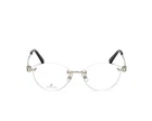 Swarovski SK5399 016 Shiny Silver Metal Rimless Eyeglasses Frame 53-15-140 Rx New. Price: $160.00.