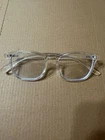 Zenni Clear Transparent Square Eyeglasses Frames Model 2020123 Pre-owned. Price: $15.00.