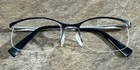 Furla Zizi VU4334KN 0583 Black Silver Half Rim Eyeglasses Frame 54-17-140-34 G14 Pre-owned. Price: $23.99.