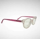 Muse 51-000199 Classic Kids Eyeglass Frames Pink/clear 43-16-125 Pre-owned. Price: $24.00.