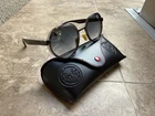 Ray-ban Scuderia Ferrari Sunglasses Gunmetal/yellow Grey Gradient Lens RB3703M New. Price: $85.00.