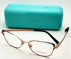 New Tiffany & Co. Eyeglasses Tf 1136 6007 53-16 140 Gold Black Cat-eye Frames. Price: $299.99.
