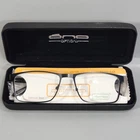 Ono Optical Eyeglasses C16240 Black Stainless-steel Frame 55-17-140 Case New. Price: $37.79.
