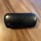 Chanel Black Quilted Hard Case For Eyeglasses & Sunglasses Unisex Used. Price: $21.50.