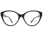 Jimmy Choo Eyeglasses Frames JC3009 5016 Shiny Blue Cat Full Rim 52-16-140 New. Price: $149.99.
