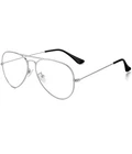 Zimusun Classic Aviator Glasses For Women Metal Frame Clear Lens Eyeglass... New. Price: $18.99.