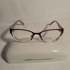 Nine West 434 Full Frame Eyeglasses 49- 16- 135 Brown Used Pre-owned. Price: $40.00.