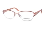 Versace MOD.1215-B 1052 Crystal Rose Gold Size 53/16/135 Half Rim Eyeglasses New. Price: $168.00.