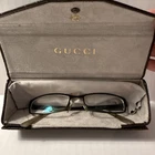 Gucci Gg 1865/U Niz Gunmetal Gray Eyeglasses Frames 51-17 140 Italy Designer Euc Pre-owned. Price: $89.99.