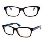 Gucci Gg 0006O 007 Dark Havana Blue Red 55/18/145 Eyeglasses Made Italy New. Price: $186.00.