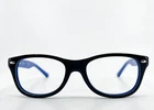 Ray-ban RB1544 3600 Kids Eyeglasses Frames Black Blue Round 46-16-125 3912 Pre-owned. Price: $13.99.