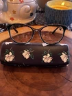 Draper James Women's Eyeglasses DJ5046 Shiny Black Frame New With Case Authentic. Price: $50.00.