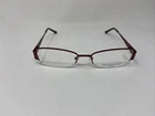 Dana Buchman Eyewear Kishi Rs Rose Burgundy 50/17/135 Flex Hinge Eyeglasses !M71 New. Price: $44.00.