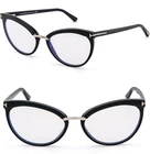 Tom Ford TF5551B 001 Black Blue Light Block Optical Style Eyeglass FT5551 New. Price: $164.45.