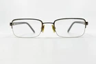 Burberry Eyeglasses Frames Only B1044 1004 Gunmetal Brown Half Rim 51-19-140 Pre-owned. Price: $41.99.