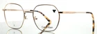 Calvin Klein CK25103 770 Gold Womens Geometric Eyeglasses 52-19-145 B:46 New. Price: $74.99.