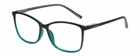 Lulu Guinness LR79 Womens Blue Light Filter Glasses Black Teal Crystal 54MM New. Price: $29.95.
