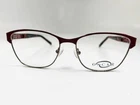 New Oscar By Renta OSL-467 611 Shiny Red Eyeglasses 53/16/135. Price: $39.95.
