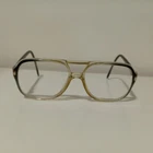 Vintage Luxottica Eyeglasses Oversize Frame Only Stanley Grey 56-20-145 Pre-owned. Price: $26.10.