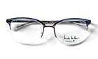 Nicole Miller Cannes C02 Unisex Cat Half Rim Authentic Eyeglasses 53-17-132 New. Price: $68.72.