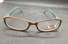 Hello Kitty Hk 215-1 Brown/tortoise/teal 47/15/125 Kids Eyeglasses Frame New. Price: $9.99.