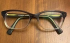 Coach Brown Ombre Gradient Olive Wayfarer Glasses HC6089 5400 New. Price: $40.00.