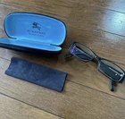 Burberry Black Label Horse Mark Eyeglass Frames With Case Pre-owned. Price: $140.00.