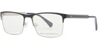 John Varvatos Men's Navy Browline Square Eyeglass Frames - VJVC009540NAV New. Price: $54.99.