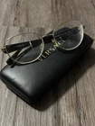 Versace Mod. 1246-B 1332 Oval Full Rim Metal Eyeglass Frames Gold 53-17 135 Pre-owned. Price: $55.00.