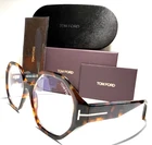 New Tom Ford TF5967-B 052 Dark Havana Silver Authentic Eyeglasses Frame 53-18. Price: $219.00.