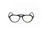 Tom Ford TF5760-B 001 Black Aviator Plastic Eyeglasses Frame 55-17-145 Blue Ligh New. Price: $231.60.