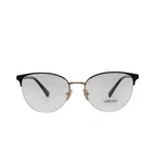 Versace Eyeglasses Mod. 1247 1252 Black Gold Half Rim Frame 52-17-140 New. Price: $97.97.