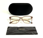 Tom Ford Eyeglasses Frames TF5687-B 045 Clear Light Brown Gold Cat 56-14-140 New. Price: $274.99.