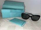 Tiffany & TF4076 8055/3F Butterfly Sunglasses Blue Hinge Coa Box Pre-owned. Price: $161.49.