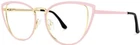 Vooglam Georgia Cat Eye For Women Pink & Gold Frame Only Glasses New. Price: $29.99.
