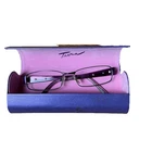 Tura Purple Rimless Eyeglasses Frames W/ Hard Case Women Vintage Pre-owned. Price: $22.49.