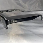 Rare Authentic Ray Ban 5161 2262 53MM Black Grey Marble Frames Glasses Pre-owned. Price: $35.99.