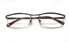 Ray Ban RB6039 2511 Brown Metal Half Rim Eyeglasses Frames 52-19 135 Vg Pre-owned. Price: $16.16.