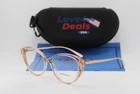 New Versace Mod. 3262-B 5215 Clear Brown Gold Authentic Eyeglasses 54-16. Price: $138.58.
